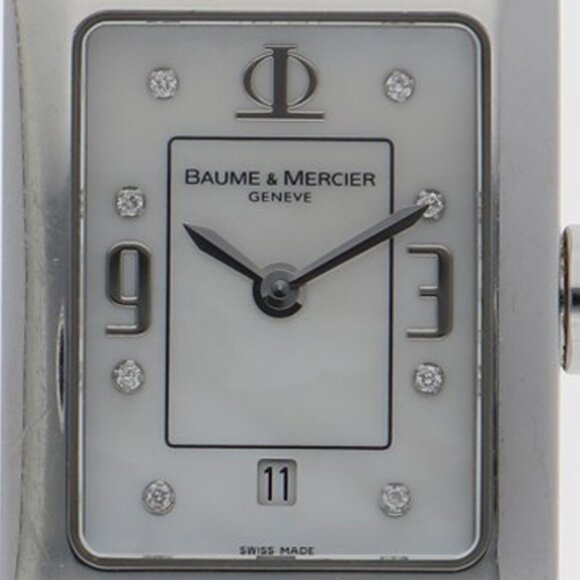 Baume & Mercier Diamant White Shell SS QZ - Picture 2 of 9